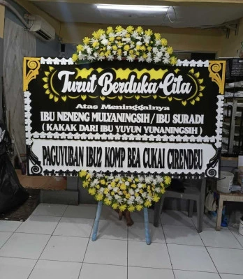 Papan Bunga di Gowong Bruno